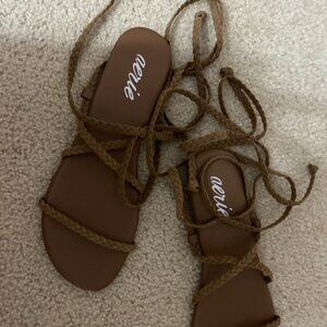 Aerie Lace Up Sandals